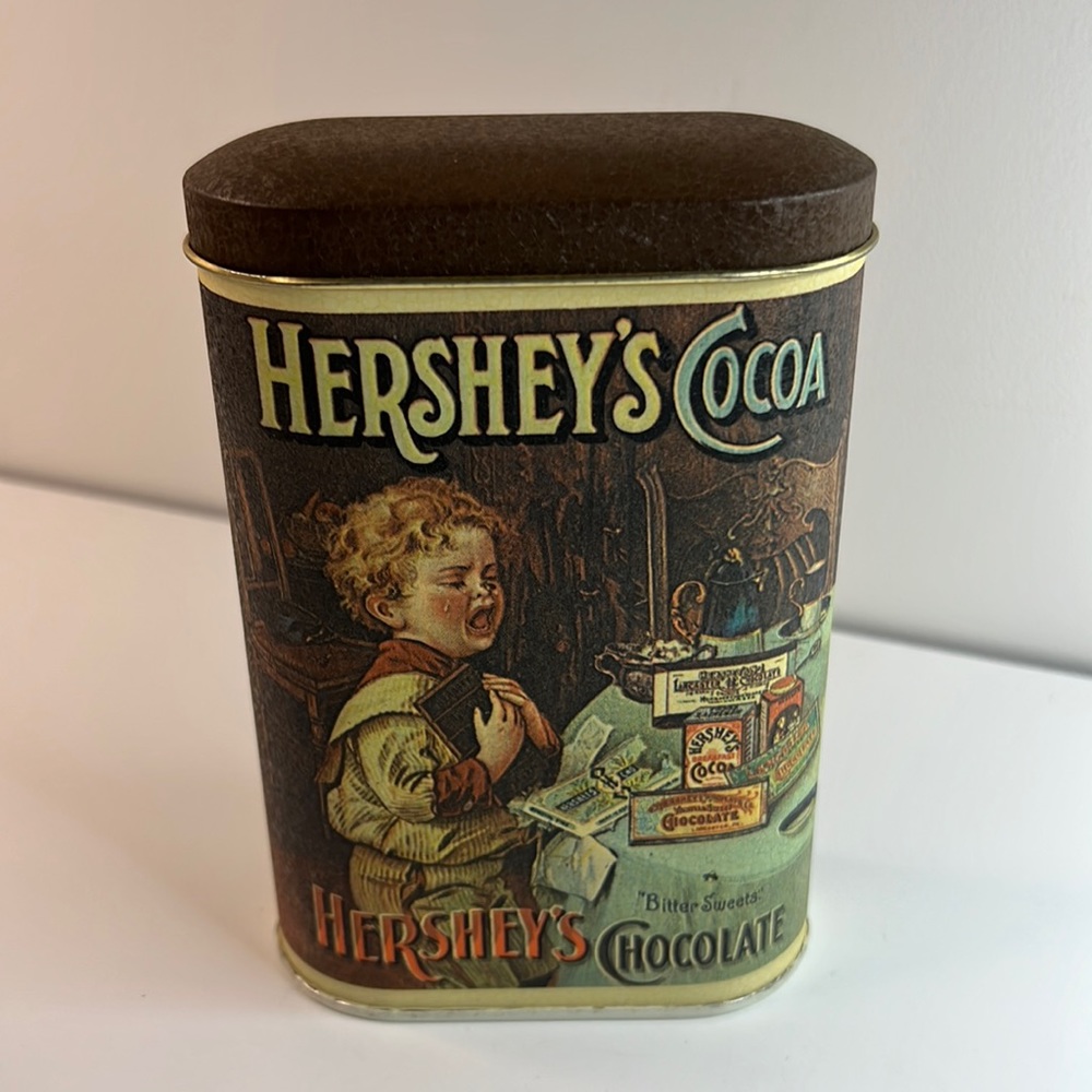 Vintage 1984 Hershey's Cocoa Collector's Tin | Hershey's Chocolate